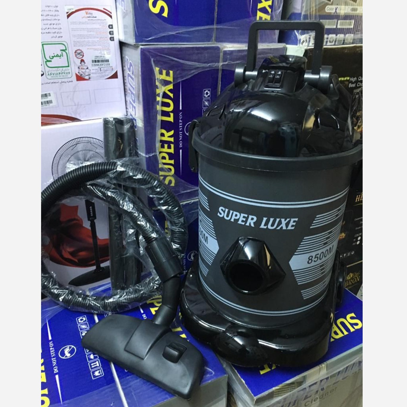 جاروبرقی سطلی سوپرلوکس SUPER LUXE مدل M8500 | قدرت مکش بالا و کارایی