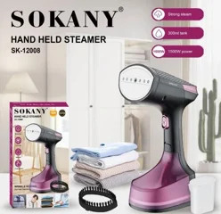 بخارگر دستی سوکانی مدل SK-12008 – قدرت 1500 وات با مخزن 300 میلیلیتری